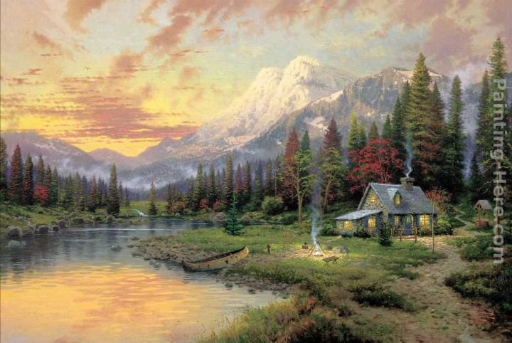 Thomas Kinkade Evening Majesty